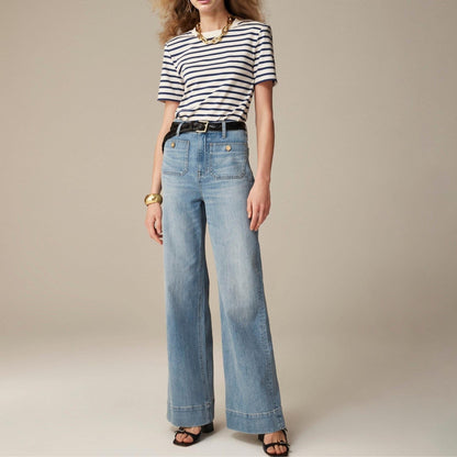 🌷LIMITED TIME OFFER 49% OFF 🌷 Tummy Control Sailor Wide Leg Pants